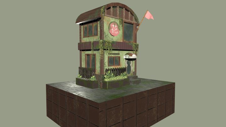 Abandoned Flower Shop 3D Model