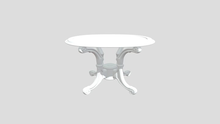 Classic Wooden Round Table