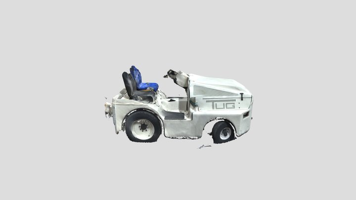 Airport Tug 3D Model