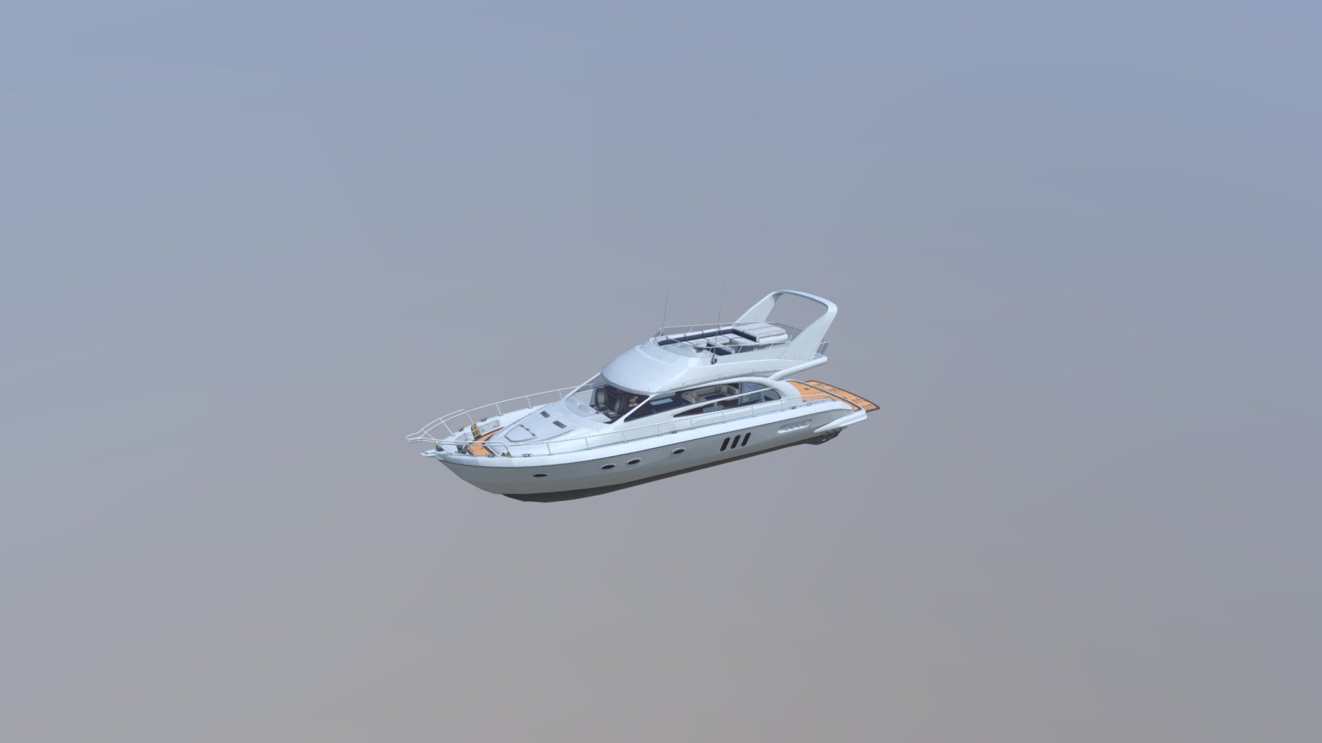 motorboat - 3D model by Virtualsailing [388e9d9] - Sketchfab