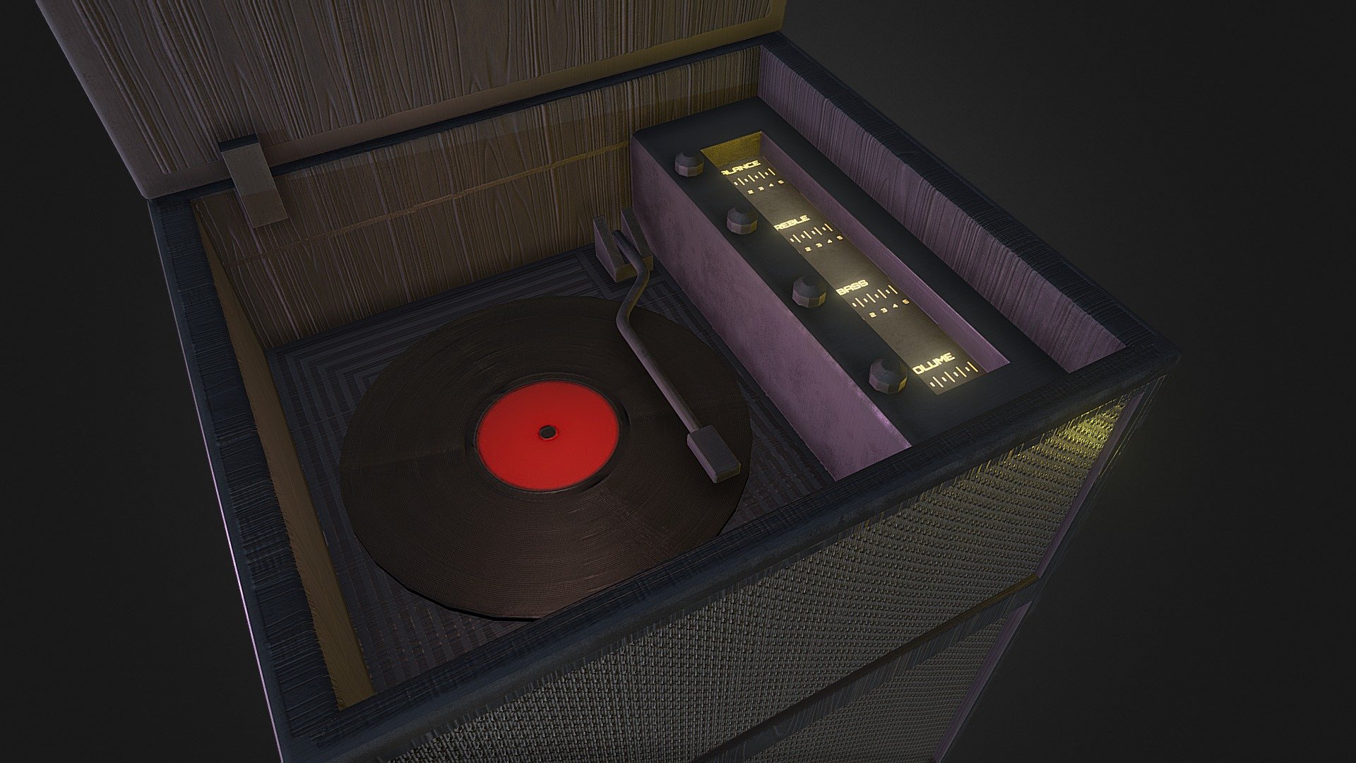 Record Player - Download Free 3D model by cemayhan [389051d] - Sketchfab
