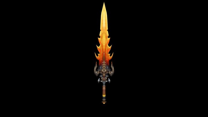 FireSword_FromDota 2 3D Model