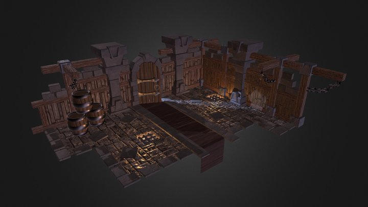 Dungeon entrance 3D Model