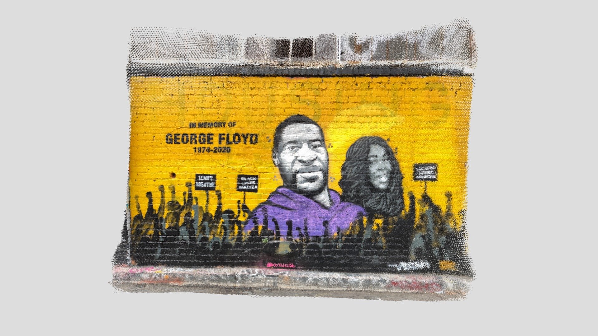 Clarion Alley Murals - George Floyd