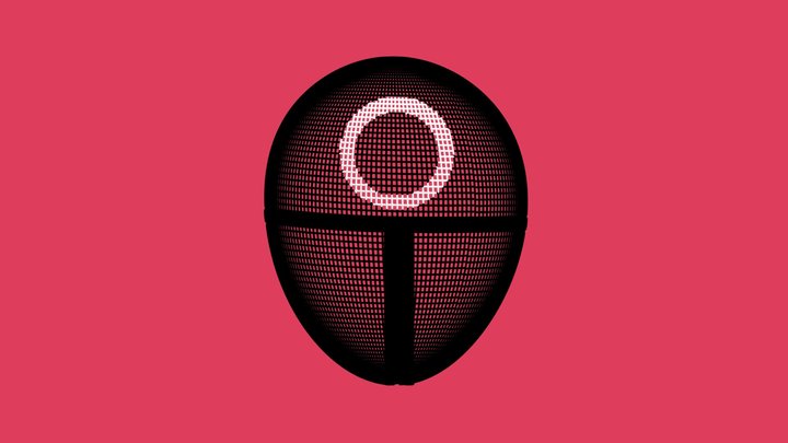 Squad Game Mask 3D Model