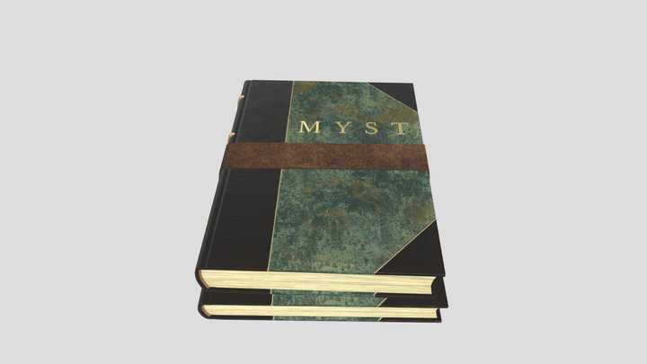 MYST Book Texture Practice WIP 3D Model