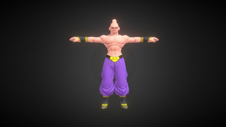 Majin Boo Kid - caricatura 3D model 3D printable