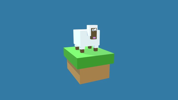 Sheep (low-poly) 3D Model