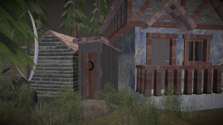 DAE Diorama - Eco House 3D Model