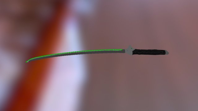 Genji's Katana 3D Model