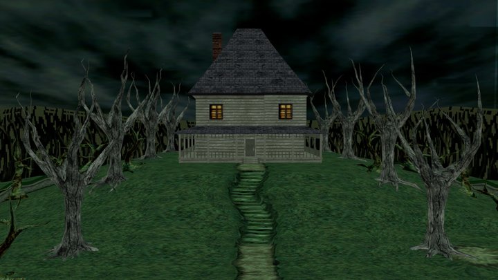 Monster House in Luigi Mansion 3D Model