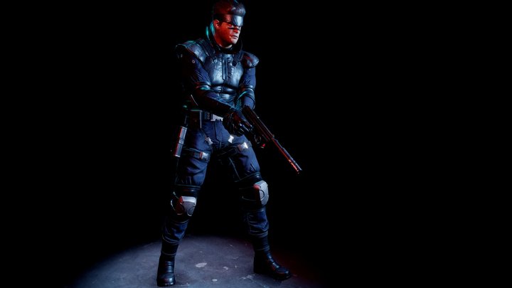 Solid Snake 3D Model
