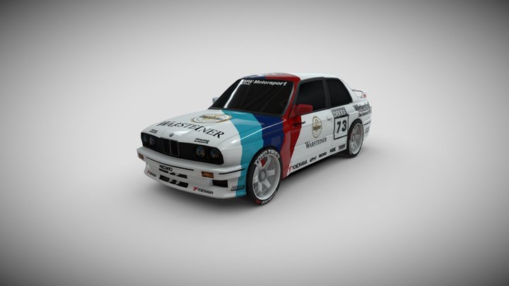 BMW ///M3 E30 Dtm 3D Model