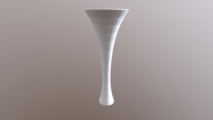 8ft x 20ft Formulate Tension Funnel Fabric Tower 3D Model