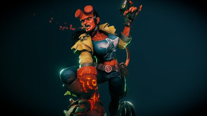 HellGirl 3D Model