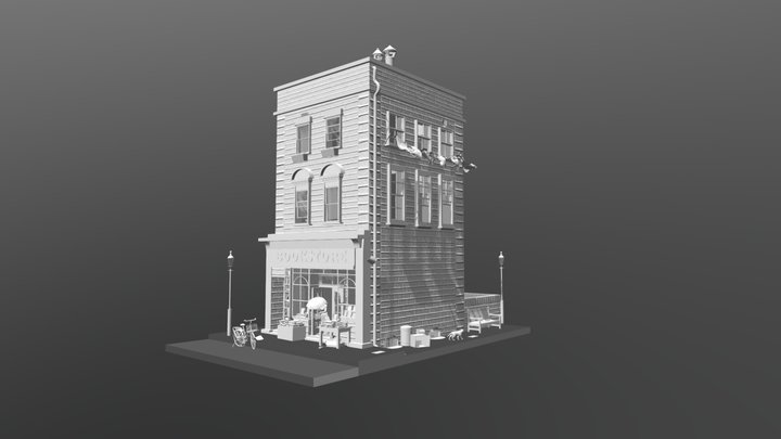 Notting Hill Library 3D Model