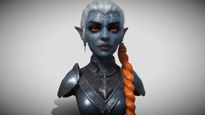 halloween elf knight 3D Model