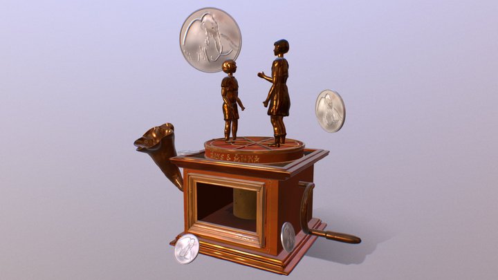 Syberia №1(Music box of Hans and Anna) 3D Model