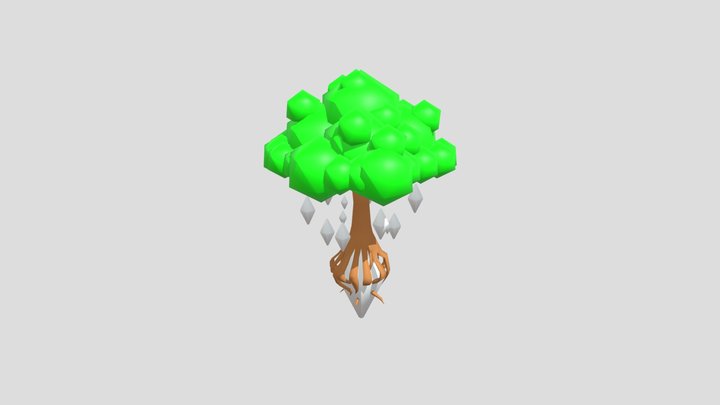 Fantasy Tree 3D Model