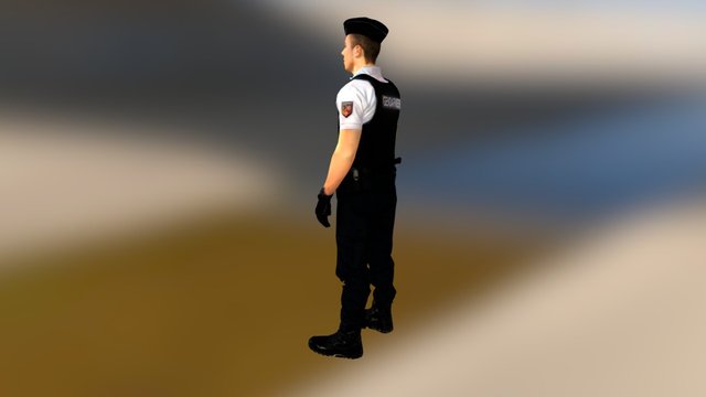 Gendarme 3D Model