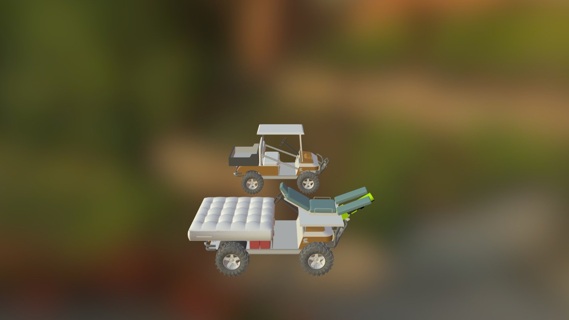 Burning Man Birthing Golf Cart Download Free 3D model by mattlehrer