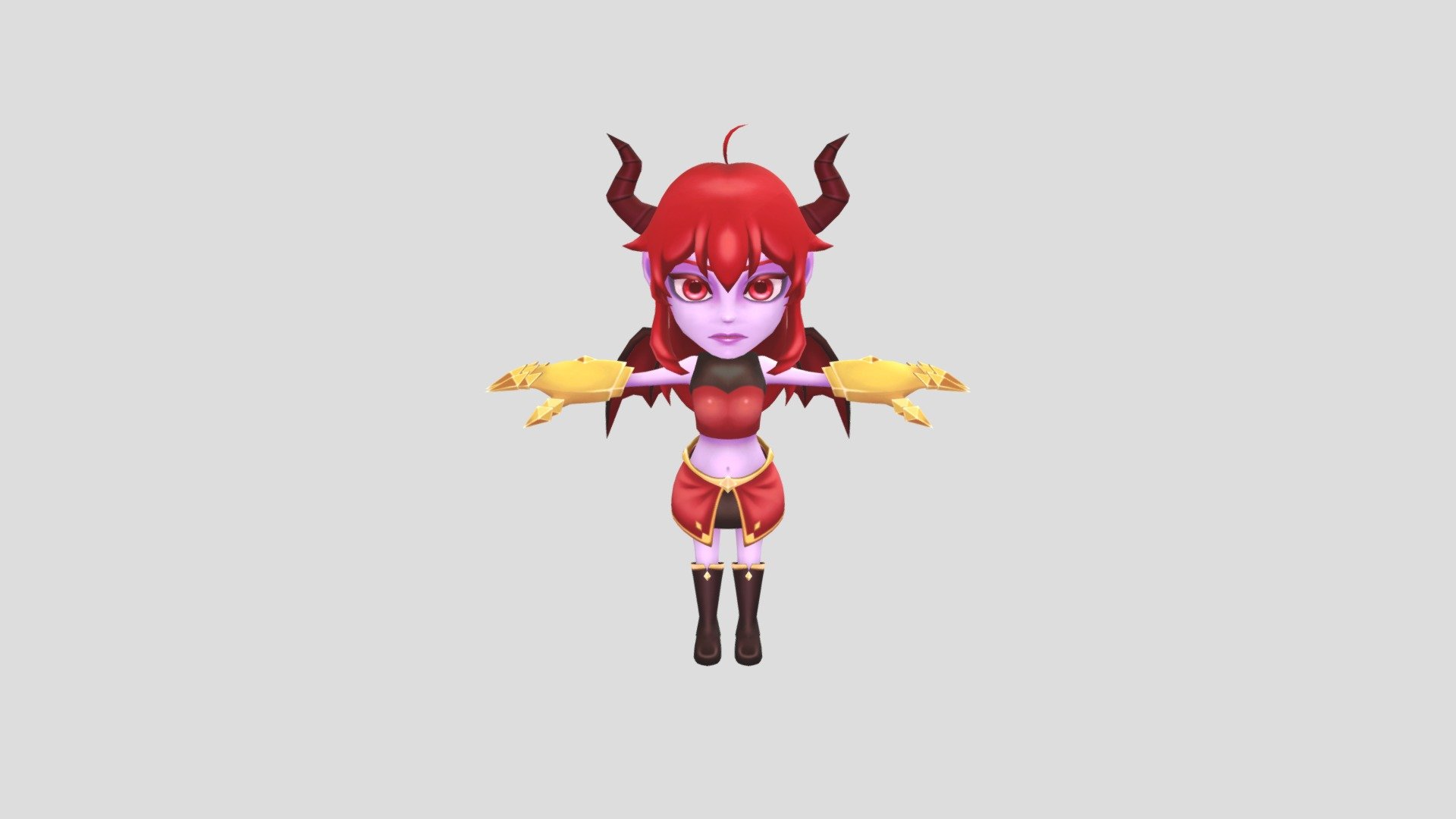 demon girl by ryumh - 3D model by ryumh5179 [389d921] - Sketchfab
