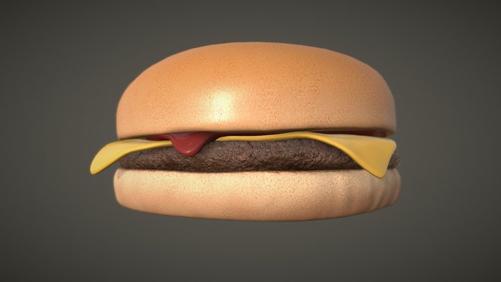 Cheeseburger 3D Model