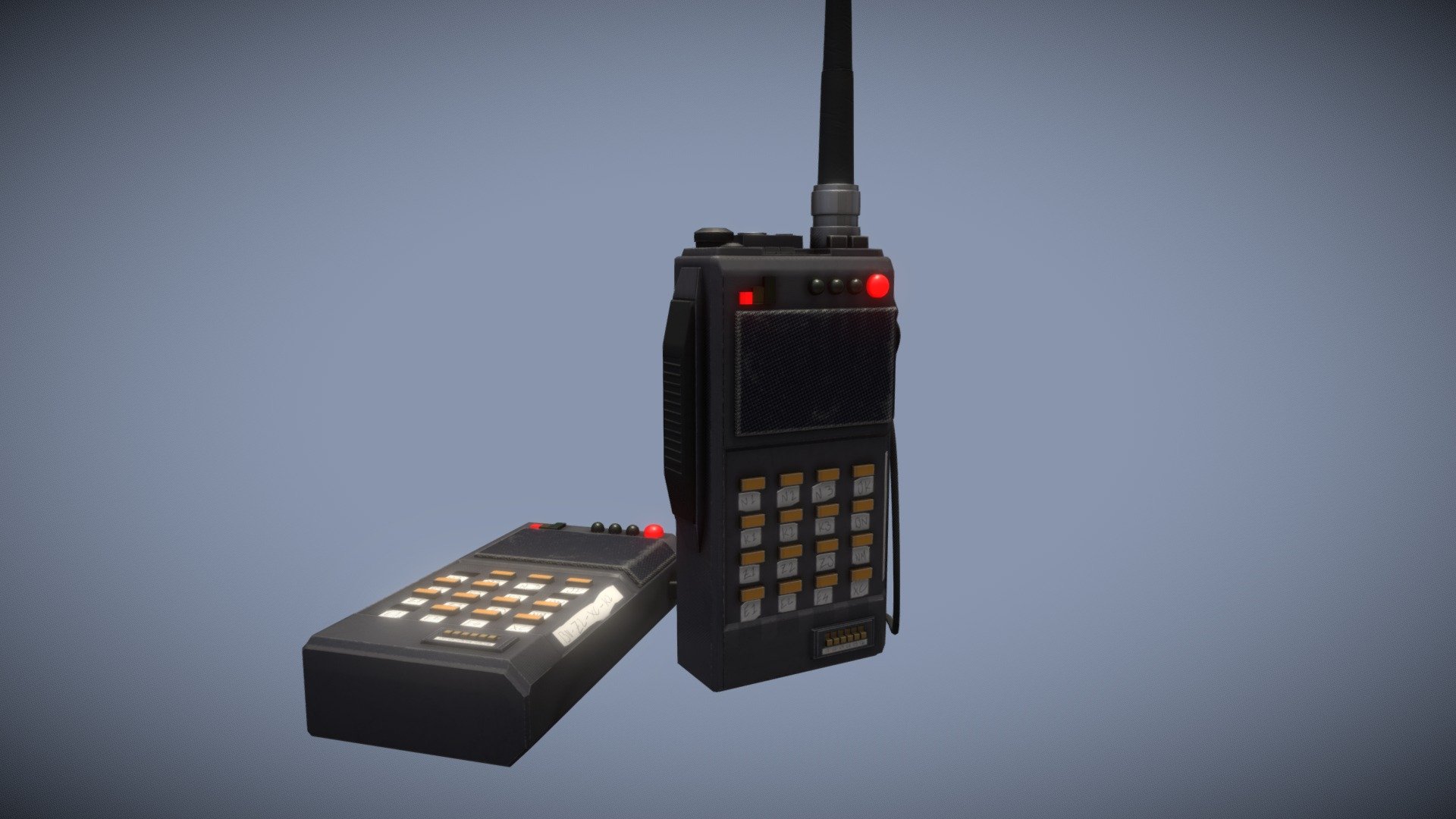 Walkie Talkie - 3d Model By Wetsocks (@mushykeyboard) [38a02ee] - Sketchfab