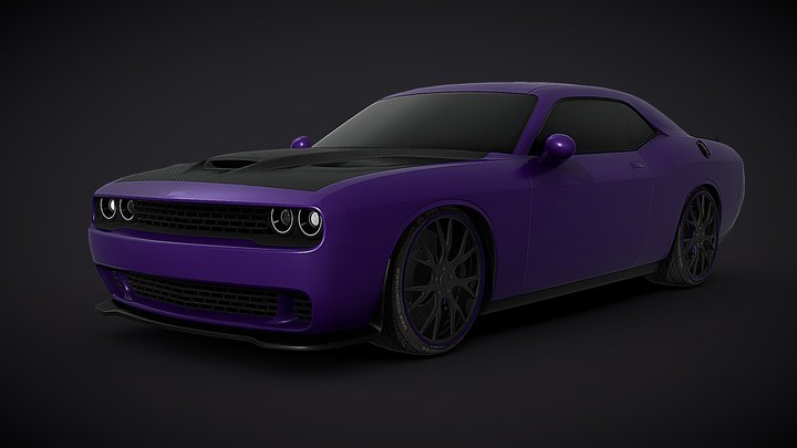 ( FREE ) Dodge Challenger SRT – Kostenloses 3D-Modell STL