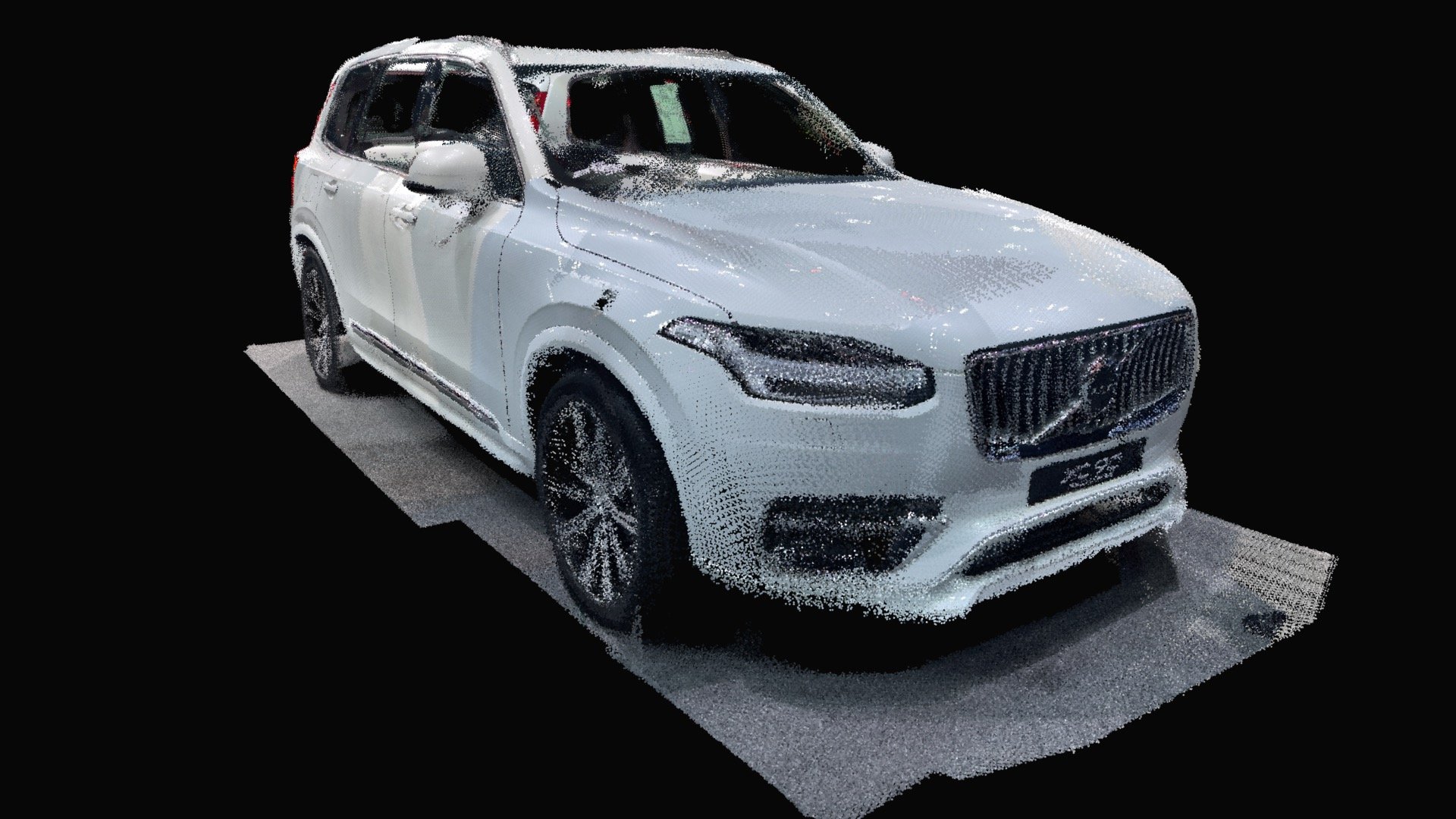 Volvo XC90 lidar scan