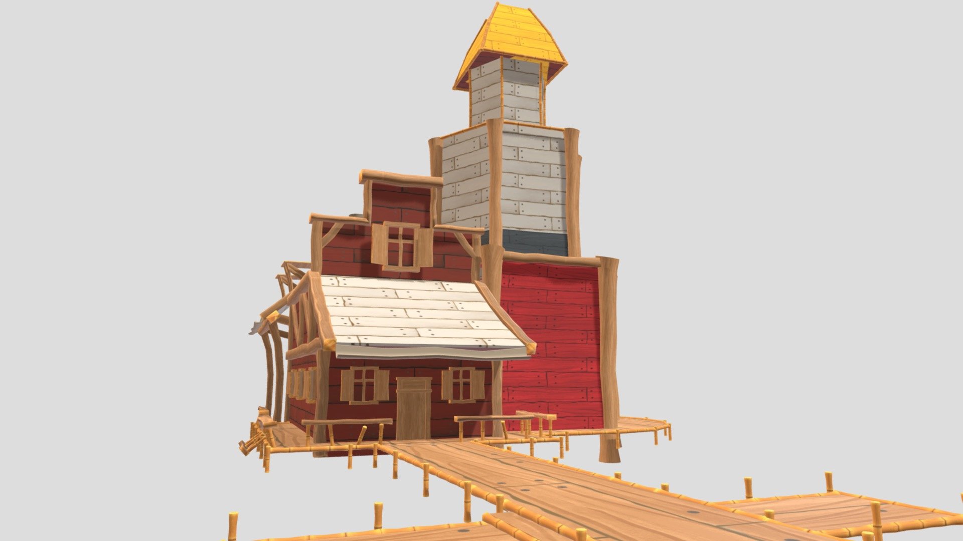 Cosmic Shake - Mrs Puff's Riding Ranch - Download Free 3D model by SMF ...