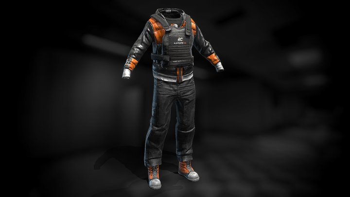 Rusticated Clothing 3D Model