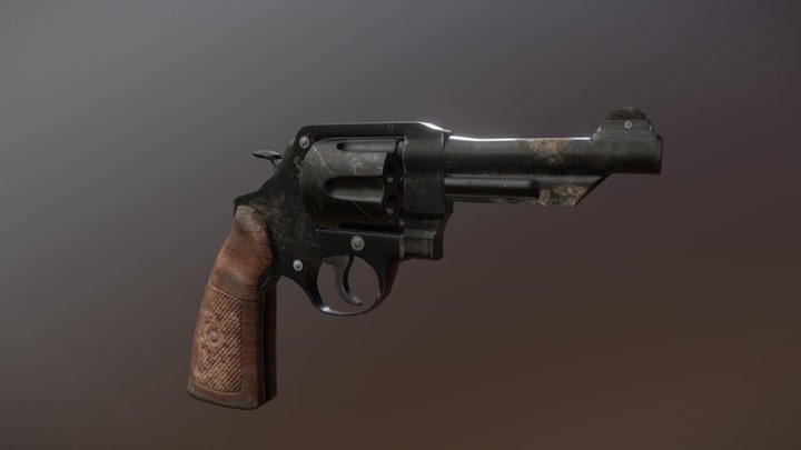 Revolver 3D Model