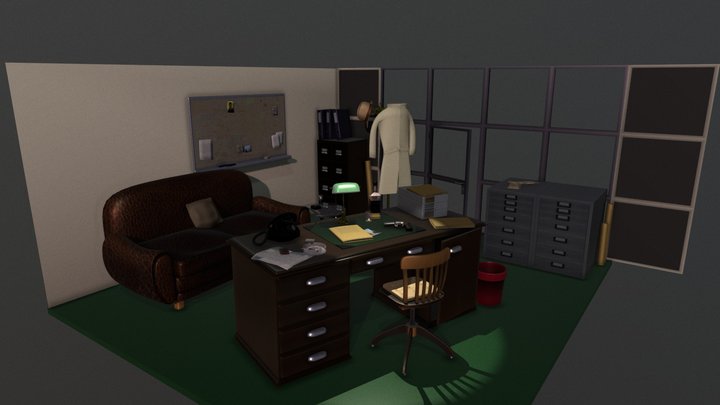 Private Eye Office 3D Model