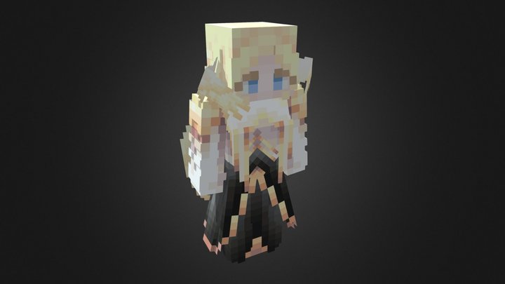 Angela | Player model Minecraft 3D Model