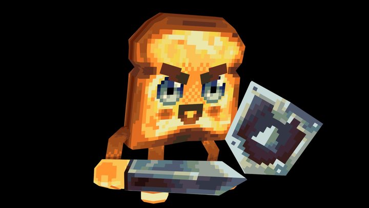 Toast knight model 3D Model