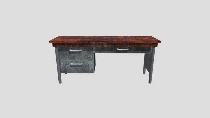 SM_Desk 3D Model