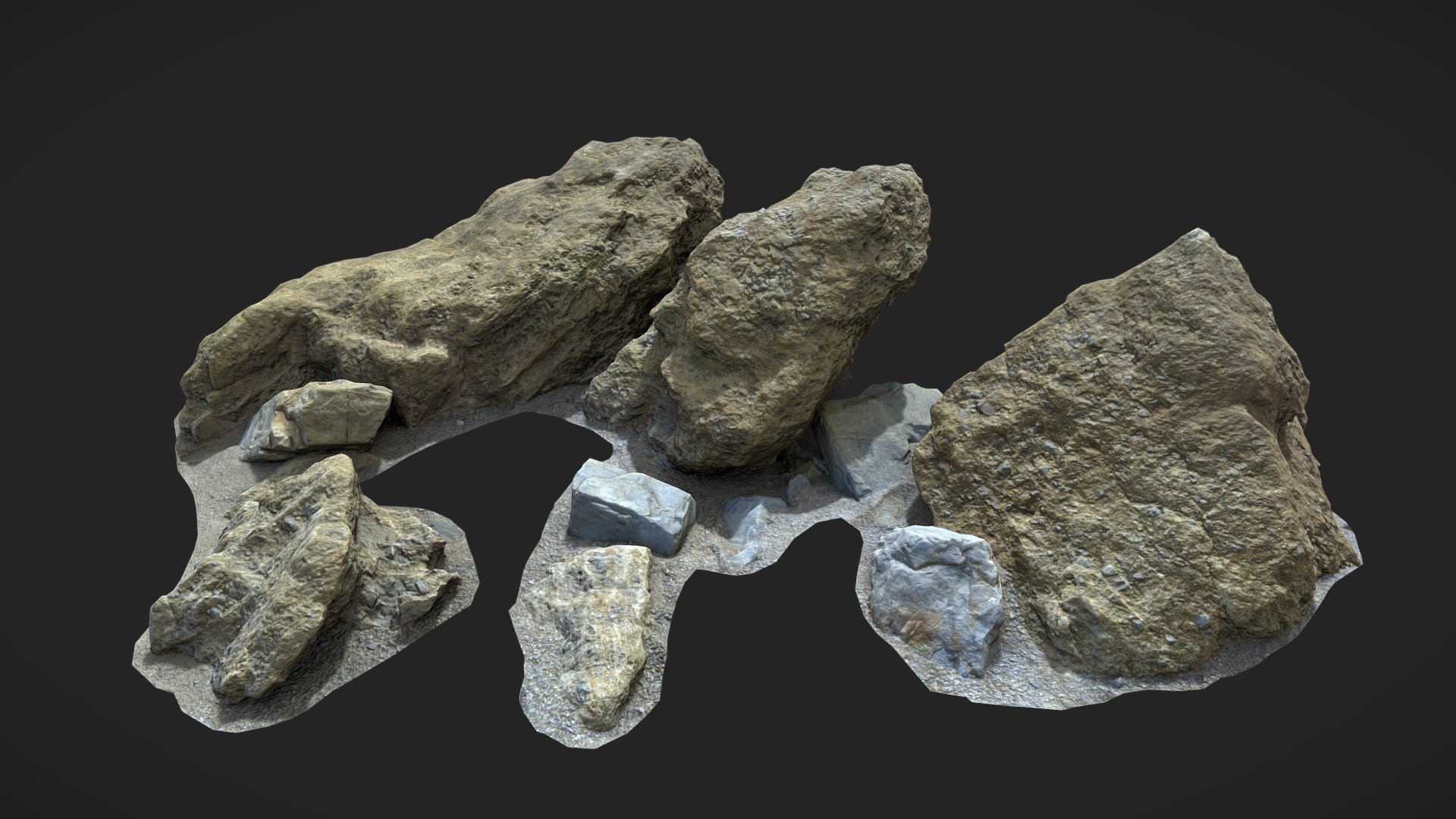 Beach Stone Rocks Scan - Download Free 3D model by Pers Scans (@perz ...