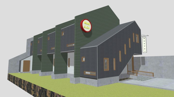 Proyecto Hostal Natty & Co. - Coyhaique 3D Model
