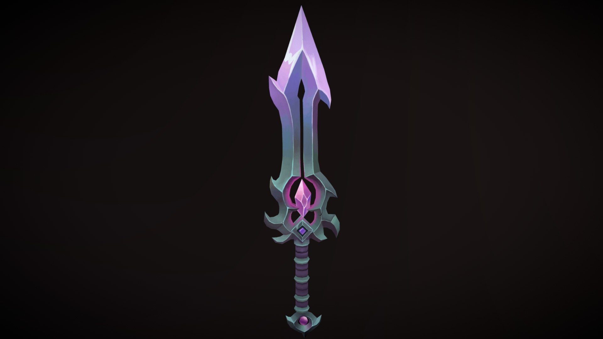 Rose Quartz Blade - 3D model by codyheyer [38a71b6] - Sketchfab