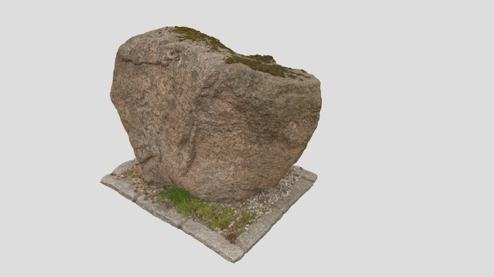 Glaz narzutowy - solo (bez tabliczki) 3D Model