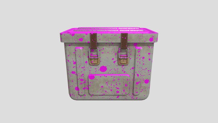 paintball ammo box 3D Model