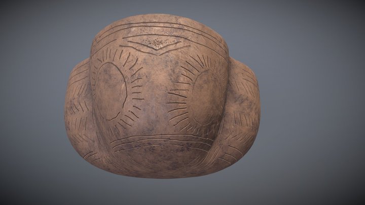 Cuenco tetralobulado calcolítico 3D Model