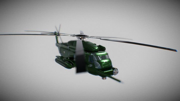 Sikorsky+MH-53+ Pave+ Low 3D Model