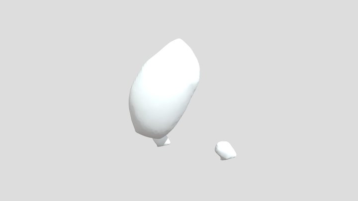 Yes Balloon With legs 3D Model