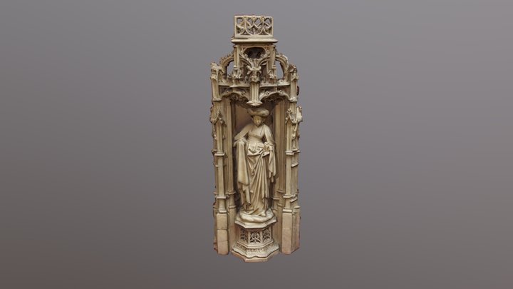 Marguerite de Bourbon 3D Model
