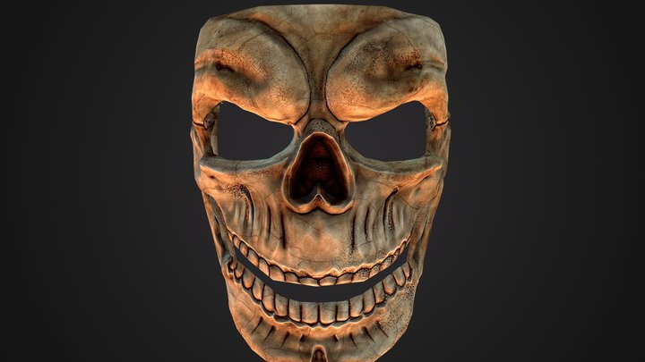 Skull Mask - Happy Halloween! 3D Model
