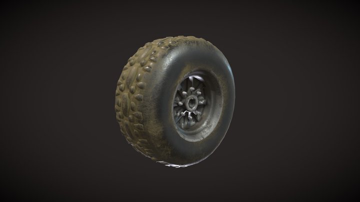 Off road wheel 3D Model