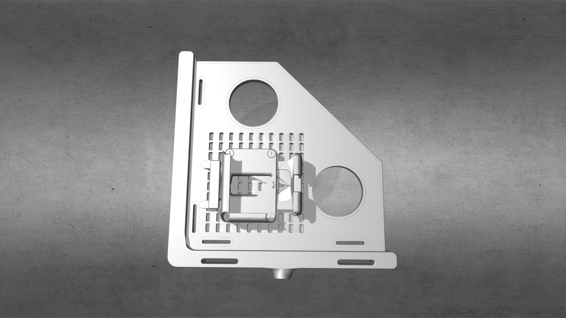 Proshield Assembly With Tripod Mount - 3D model by Mission 3D ...