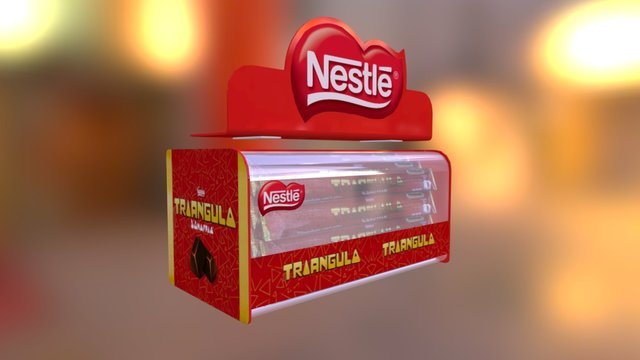 Exhibidor Modulo Nestle 3D Model